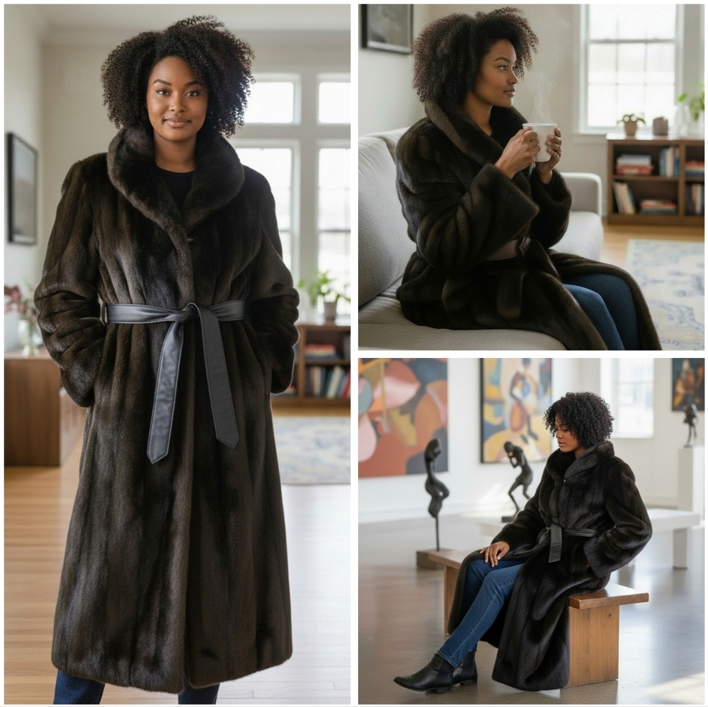 Dubrowsky & Perlbinder | Exclusively Styled by Tissavel France | Faux Fur Sz: 18
